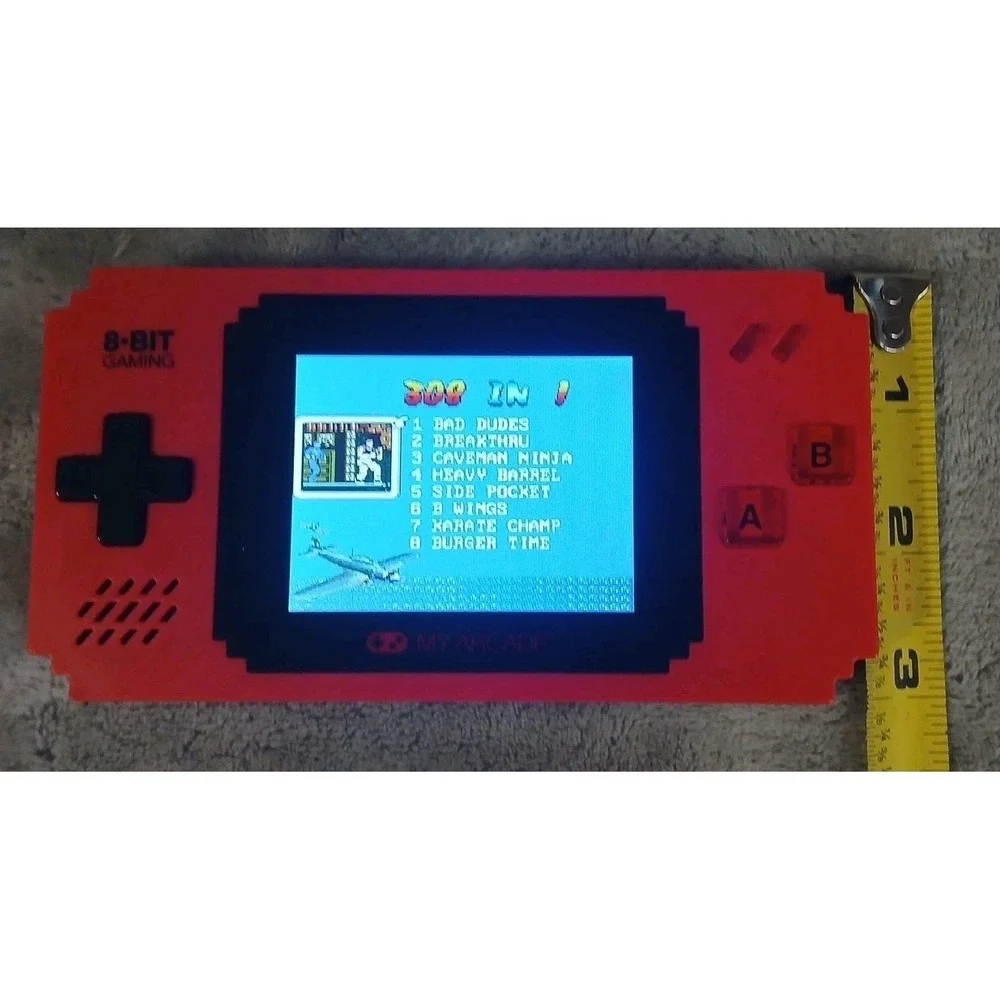 My‎ Arcade 8 Bit Gaming Console 308 Arcade Games Works Pixel Player Retro READ